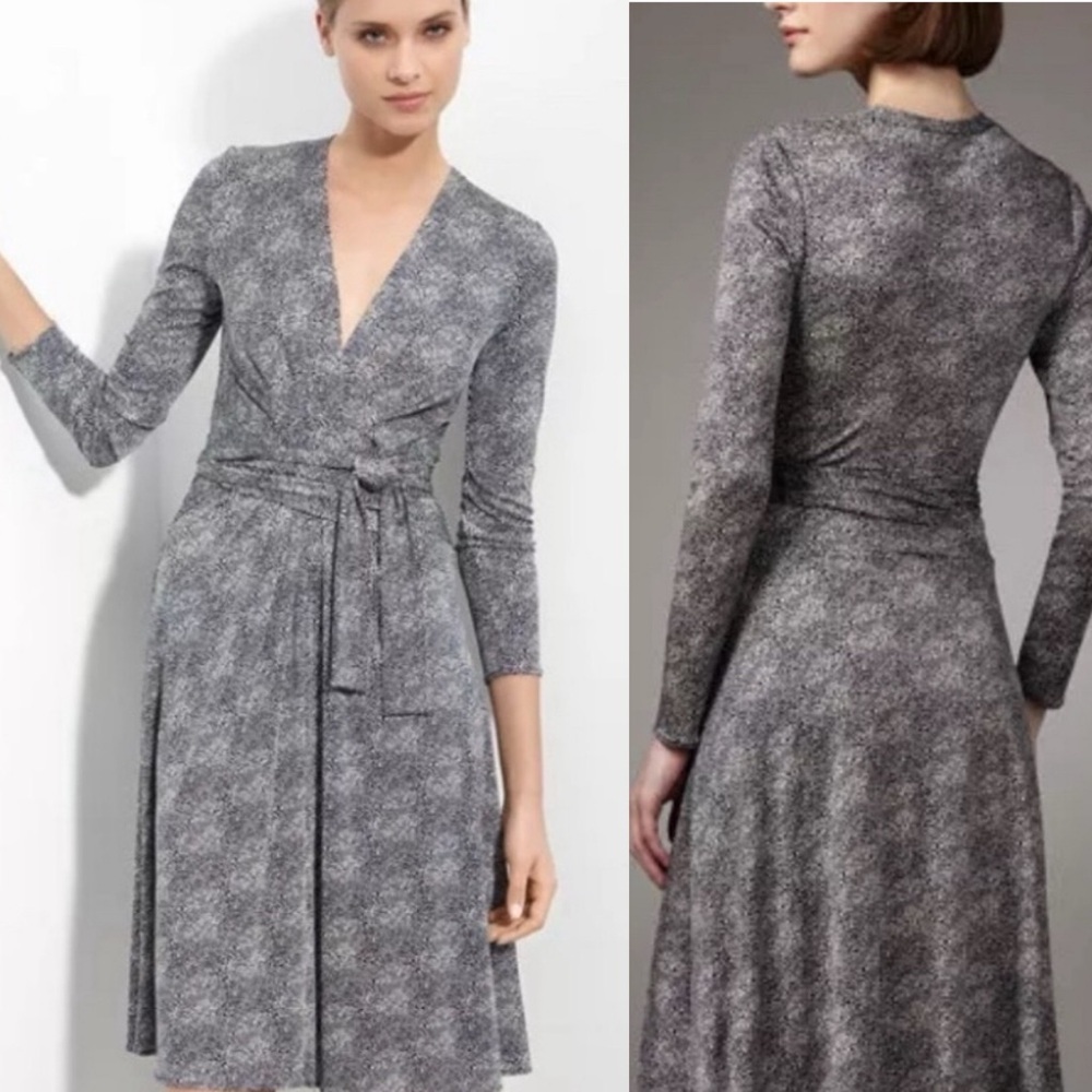 Tory Burch 100% Silk Wrap Tie Belt Dress Size XS
